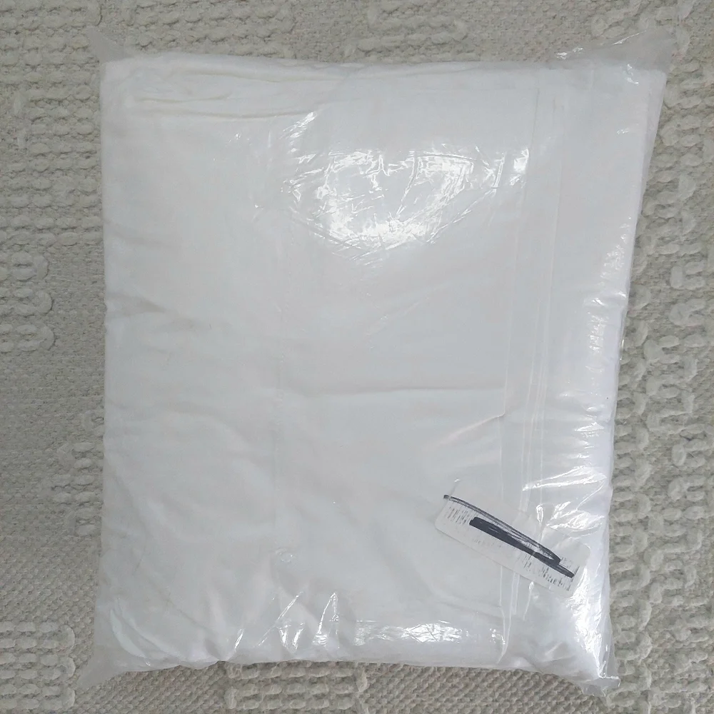 NWOT! Quince Organic Bamboo White Sheet & Pillowcases! Sz. King (960)_9